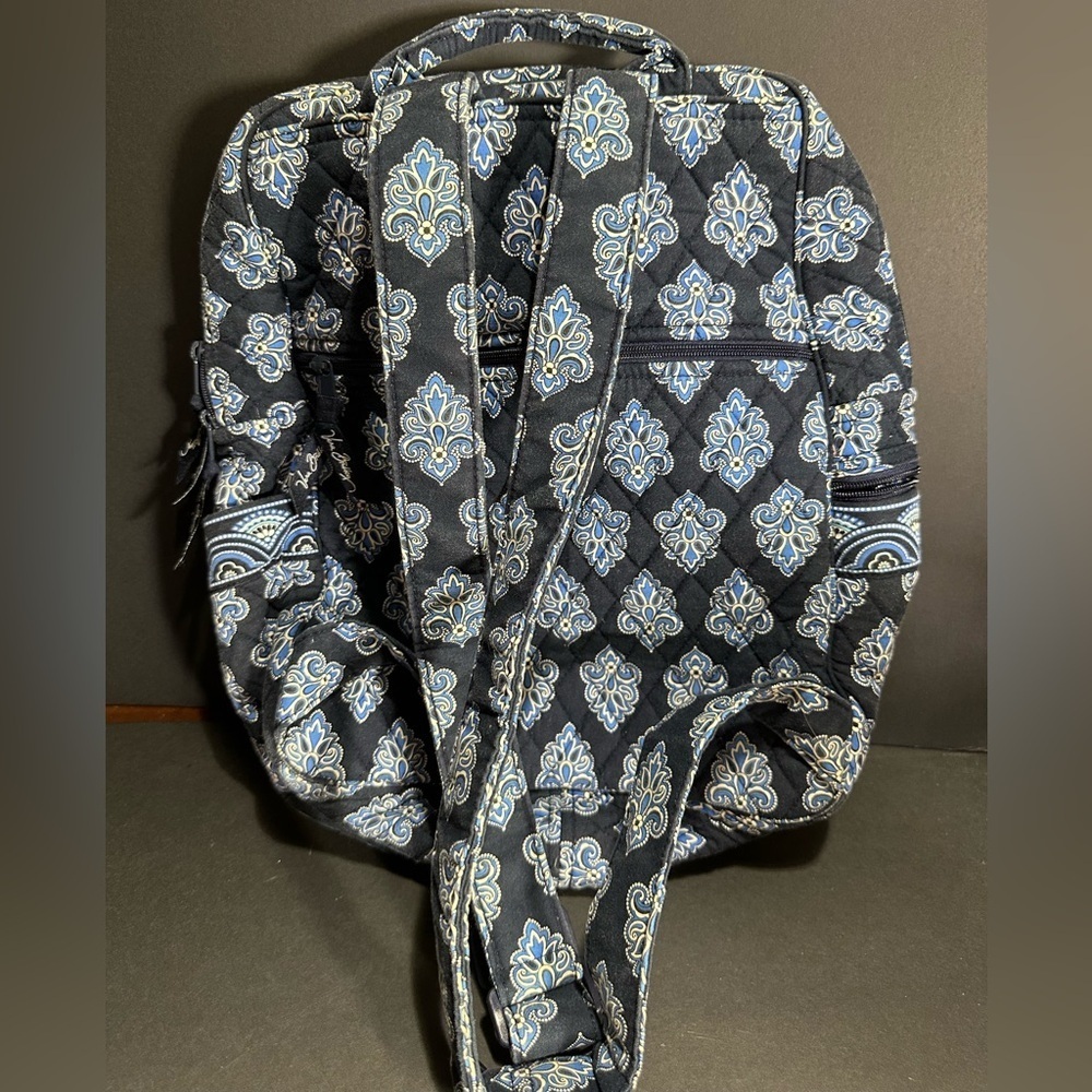 Vera Bradley Calypso blue back to school backpack - Picture 5 of 7